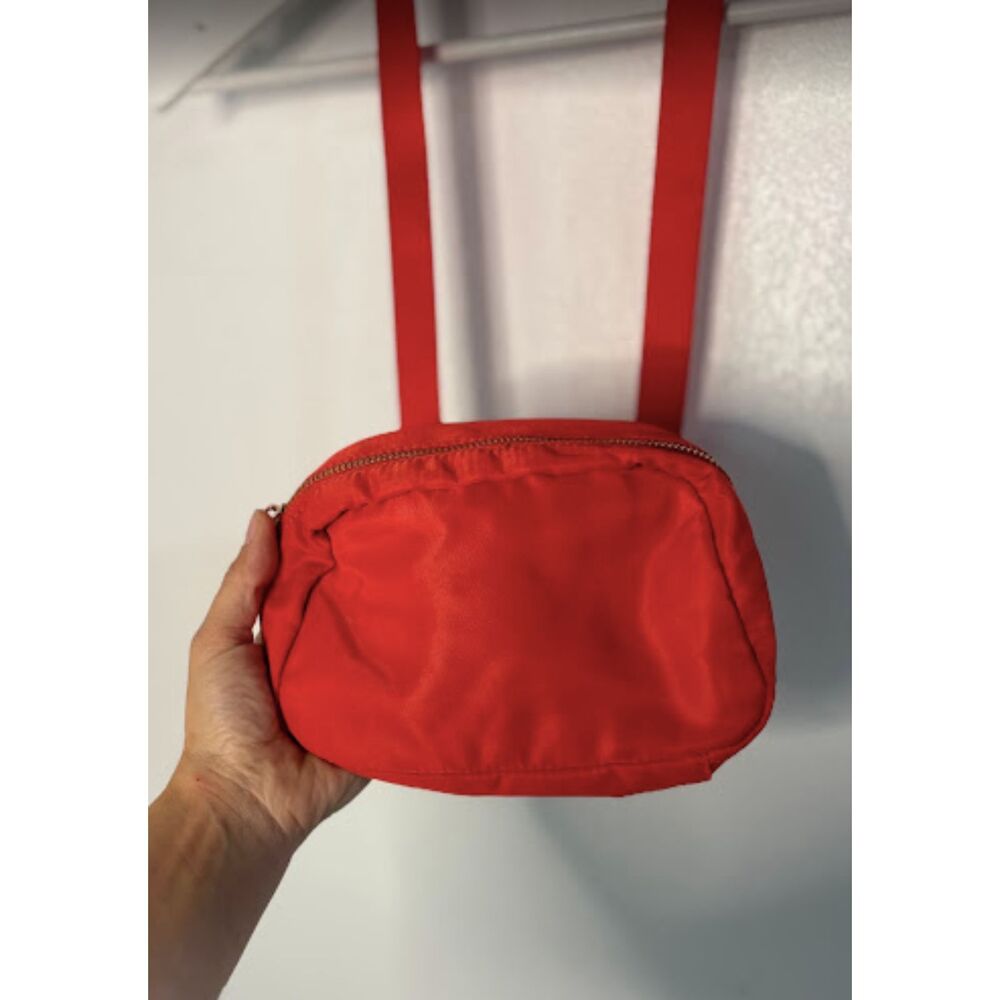 A New Day Red Nylon Crossbody Bag Adjustable Strap